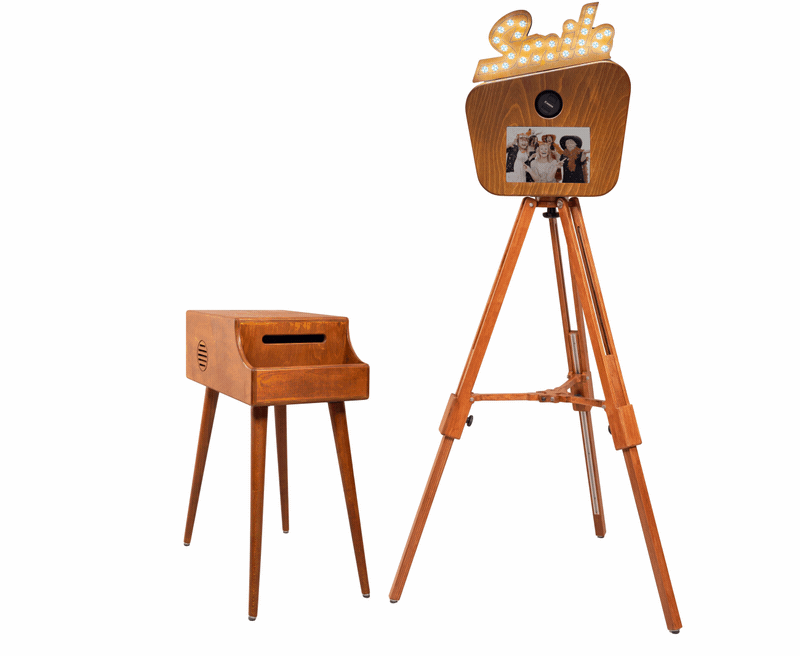 Retro Fotobox mit Drucker
