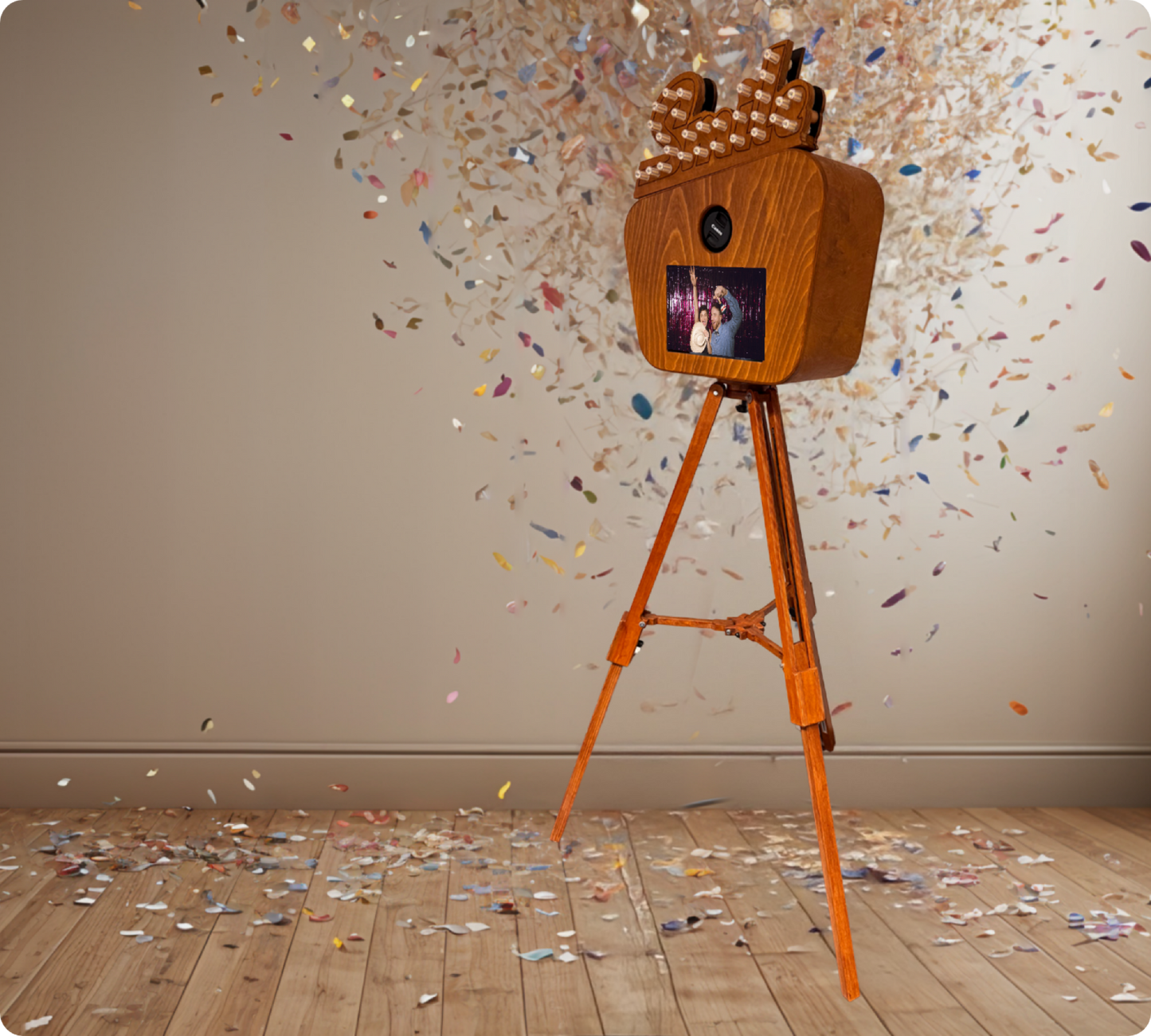 Retro Fotobox mit Drucker