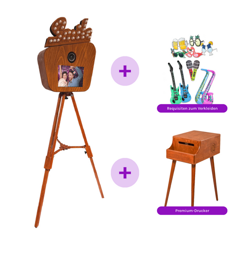 Retro Fotobox mit Drucker